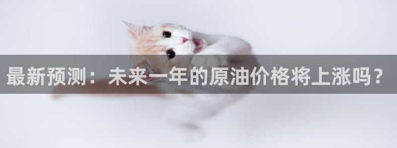 幸运彩凯捷开号链接：最新预测：未来一年的原油价格将上涨吗？