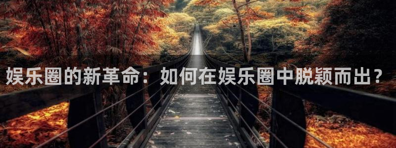 幸运彩3：娱乐圈的新革命：如何在娱乐圈中脱颖而出？